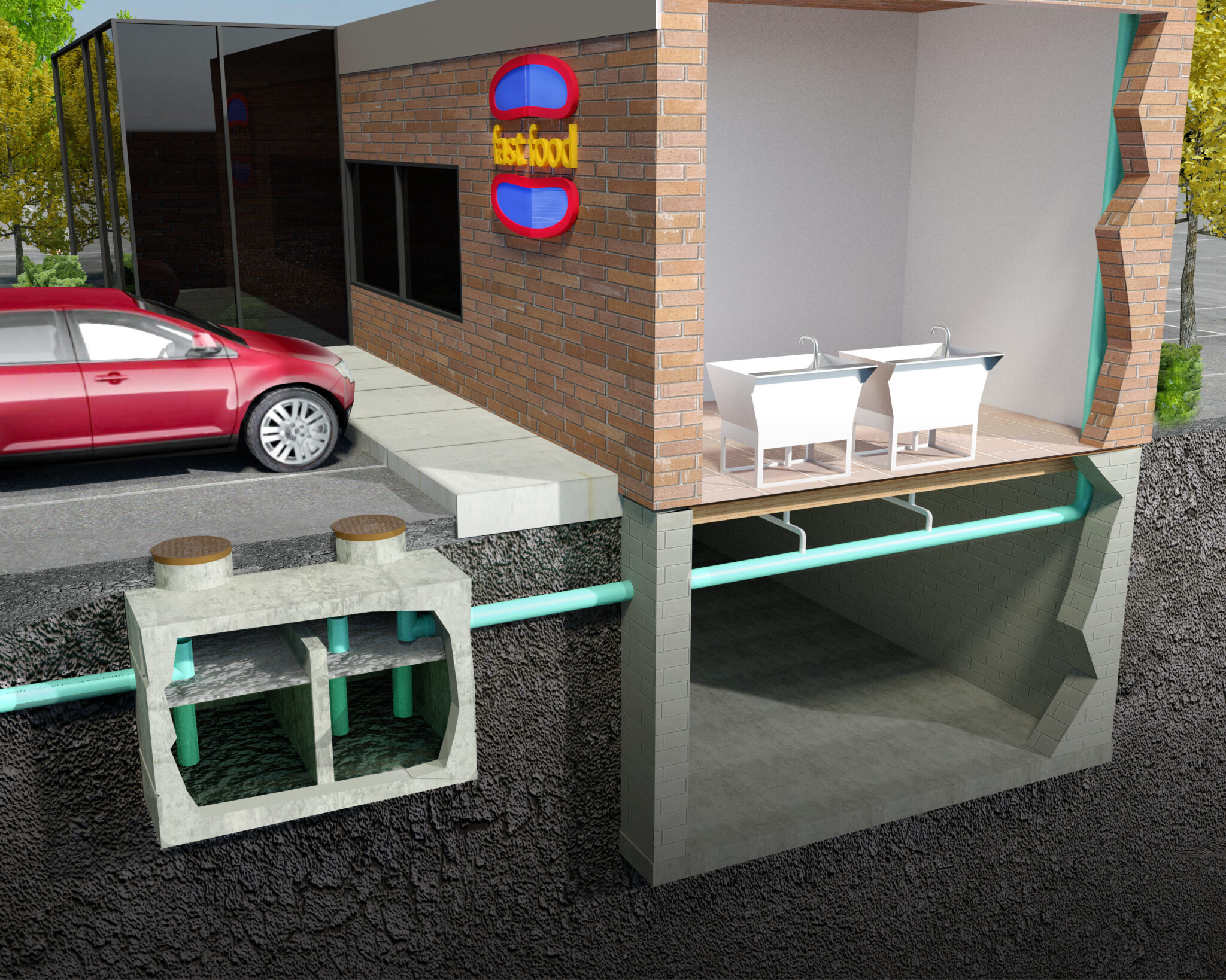 How Does A Grease Trap Work? All Day Plumbing